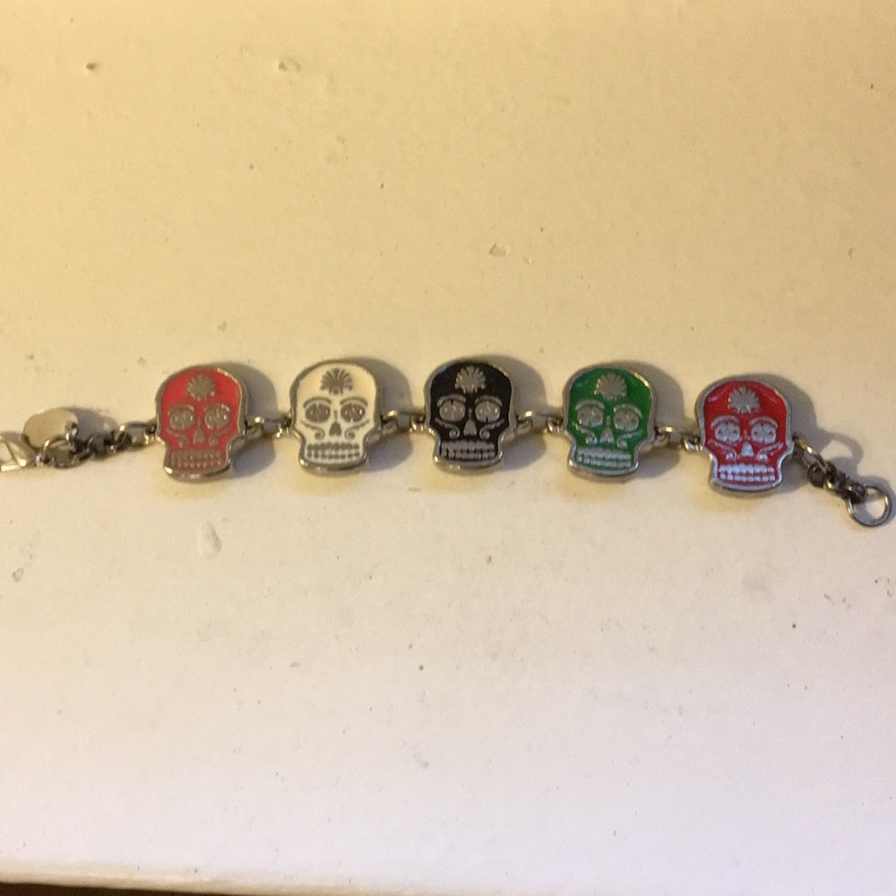 Dia de los muertos bracelet